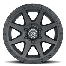 Load image into Gallery viewer, ICON Rebound 18x9 6x5.5 0mm Offset 5in BS 106.1mm Bore Double Black Wheel