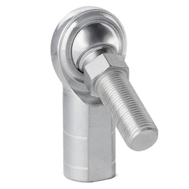 QA1 C Series 2-Pc Rod End - Female/Left Hand - 10mm Bore x M10x1.5 w/Stud - Carbon Steel