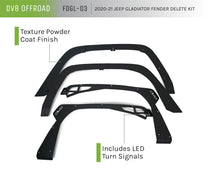 Load image into Gallery viewer, DV8 Offroad 20-21 Jeep Gladiator Fender Flare Delete Kit