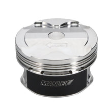 Load image into Gallery viewer, Manley 2018+ Ford Coyote 5.0L 6.75cc Dish 3.700in Bore 12:1 CR 22mm Pin Platinum Ext Duty Piston