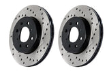 Centric 08-10 Audi R8 Drilled Front OE Design Brake Rotor
