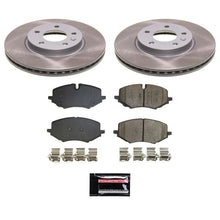 Load image into Gallery viewer, Power Stop 21-22 Chevrolet Trailblazer Front Semi-Coated Rotor Kit