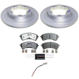 Power Stop 22-24 Ford E-Transit Rear Z36 Coated Truck & Tow Brake Kit