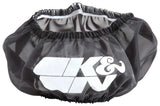 K&N Drycharger Wrap Black 159mm Base 178mm Top 92mm H