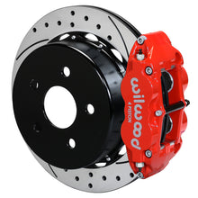 Load image into Gallery viewer, Wilwood 07-18 Jeep Wrangler Narrow Superlite 4R Rear Brake Kit SRP 13.50in Rotor w/Lines - Red