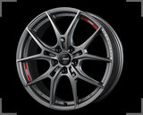 Gram Lights 57FXZ 18x9.5 +38 5x114.3 Matte Graphite and Machining Rim Edge DC Wheel
