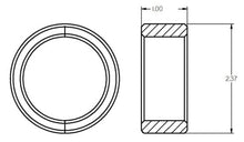 Load image into Gallery viewer, Ridetech Ford Mustang 2nd Gen Threaded Ball Joint Ring - Single