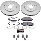 Power Stop 16-19 Nissan Frontier Front Z36 Coated Truck & Tow Brake Kit