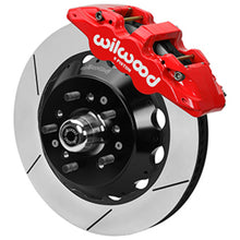 Load image into Gallery viewer, Wilwood 65-68 Chevrolet Impala W/ Drum Spindle Aerolite 6R - 14 in Vented GT Rotor Red