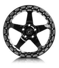 Load image into Gallery viewer, Forgestar D5 Beadlock 17x10 / 5x115 BP / ET00 / 5.5in BS Gloss Black Wheel