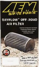 Load image into Gallery viewer, AEM 3.5 inch x 9 inch DryFlow Conical Air Filter