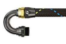 Load image into Gallery viewer, GReddy AN12 180 DEGREE ORB MALE BLACK/GOLD ANODIZED
