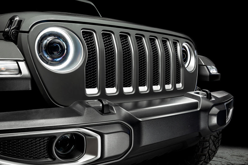 Oracle Jeep Wrangler JL Oculus Bi-LED Projector Headlights- Graphite Metallic - 5500K NO RETURNS