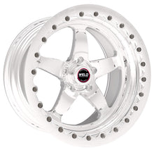 Load image into Gallery viewer, Weld S71 17x11 / 5x4.75 BP / 6.4in. BS Polished Wheel (Low Pad) - Polished Single Beadlock MT