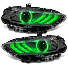 Load image into Gallery viewer, Oracle Lighting 18-23 Ford Mustang Dynamic ColorSHIFT LED Headlights - Black Series NO RETURNS