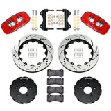 Wilwood 14-19 Chevrolet Corvette C7 AERO6 Front BBK - 14.00 Rotor SRP - Red
