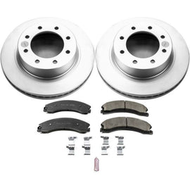 Power Stop 12-21 Nissan NV3500 Front Z17 Coated Brake Kit