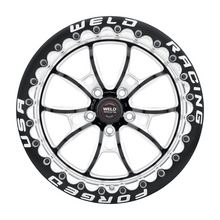 Load image into Gallery viewer, Weld RT-S S80 15x10 / 5x115 BP / 6.5in BS Black Wheel - Black Single Beadlock MT