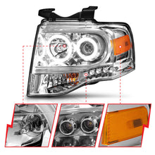 Load image into Gallery viewer, ANZO 2007-2014 Ford Expedition Projector Headlights Chrome