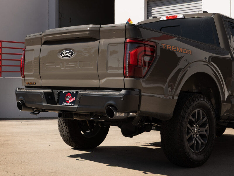 aFe 21-26 Ford F150 Tremor Gemini XV 3IN 304SS Cat-Back Exhaust Dual Rear Exit w/Black Tips