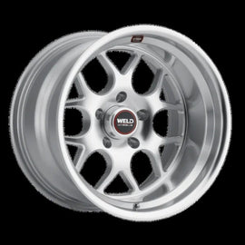 Weld Solana 22x8.5 / 5x120.65 BP / ET6 / 78.1mm Bore - Gloss Silver Machined Wheel