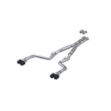 MBRP 17-Up Dodge Challenger 5.7L/6.2L/6.4L Carbon Fiber Quad Tip T304 Catback Exhaust