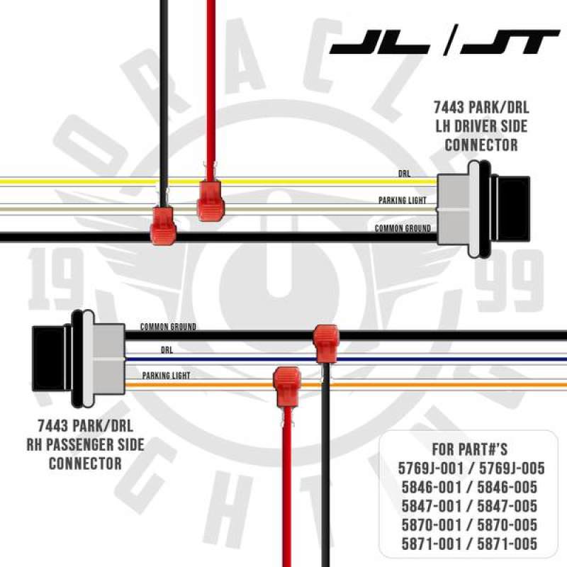 Oracle Jeep Wrangler JL/Gladiator JT 7in. High Powered LED Headlights (Pair) - White NO RETURNS