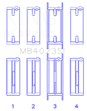 Load image into Gallery viewer, King Engine Bearings For FORD TAURUS V6 245CI/177CI/ Main Bearing