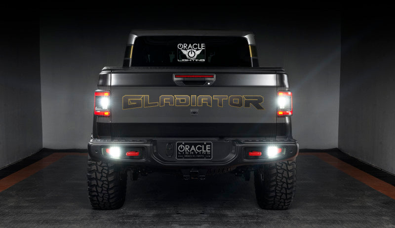 Oracle Rear Bumper LED Reverse Lights for Jeep Gladiator JT - 6000K NO RETURNS
