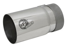 Load image into Gallery viewer, aFe MACH Force-Xp Universal Exhaust Tip 3-1/2 IN Inlet x 4 IN Outlet x 7 IN Polished Right Side Exit