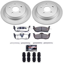 Power Stop 06-10 Jeep Commander Rear Z36 Coated Truck & Tow Brake Kit