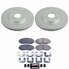 Power Stop 01-03 Acura CL Front Z23 Coated Brake Kit