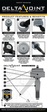 Load image into Gallery viewer, ICON 2005+ Toyota Tacoma Tubular Upper Control Arm Delta Joint Kit