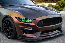 Load image into Gallery viewer, Oracle 15-17 Ford Mustang Dynamic RGB+A Pre-Assembled Headlights - Black Edition - NO RETURNS