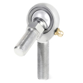 QA1 H Series 3-Pc Rod End - Male/Left Hand - .25in Bore x 1/4-28 w/Stud & Zerk - Alloy Steel