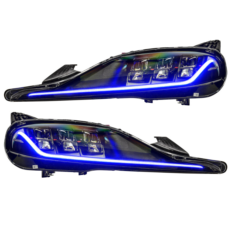 Oracle 20-21 Toyota Supra GR RGB+A Headlight DRL Upgrade Kit - ColorSHIFT 2 NO RETURNS