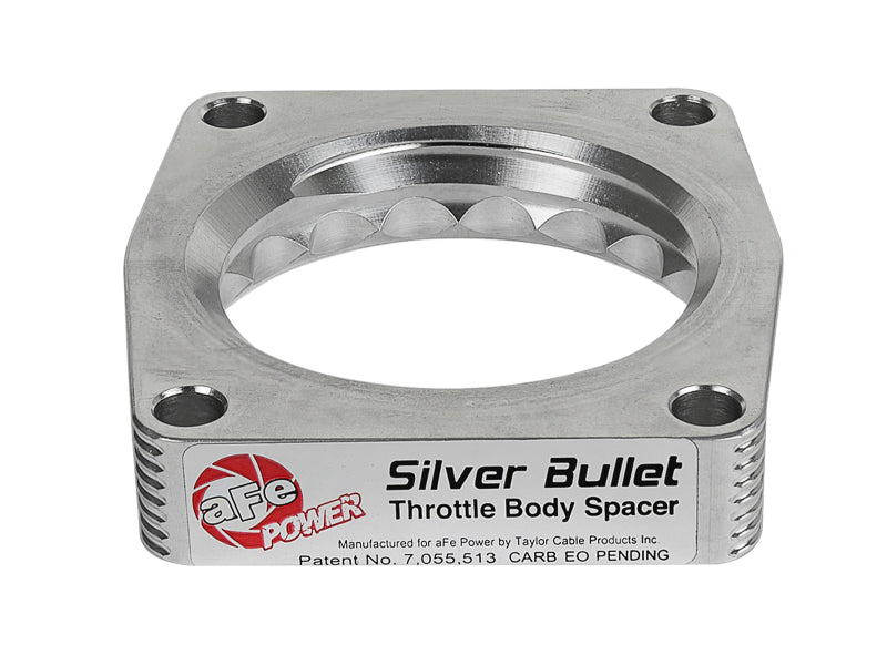 aFe Silver Bullet Throttle Body Spacer TBS 17-19 Nissan Patrol (Y61) I6-4.8L