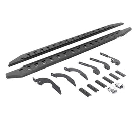 Go Rhino 05-22 Toyota Tacoma DC 4DR RB20 Slim Running Boards Kit (Incl. Brackets) - Bedliner Coating