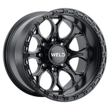 Weld Ledge 8 20x9 / 8x170 / 5 BS / 125.1 HB - Satin Black - Non-BL Wheel