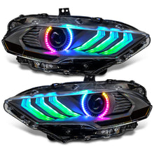 Load image into Gallery viewer, Oracle Lighting 18-23 Ford Mustang Dynamic ColorSHIFT LED Headlights - Black Series NO RETURNS