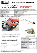 Load image into Gallery viewer, HKS LEGAMAX TRAIL MASTER 2022TUNDRA AXLEBACK