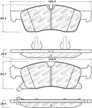 Load image into Gallery viewer, StopTech 11-20 Jeep Grand Cherokee Street Select Front Brake Pads