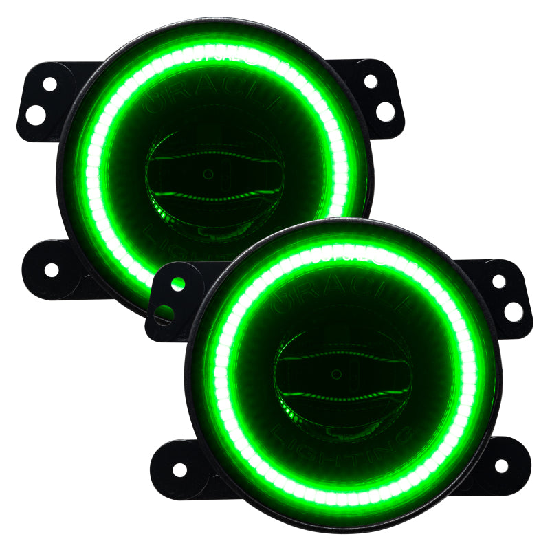 Oracle Jeep Wrangler JK/JL/JT High Performance W LED Fog Lights - ColorSHIFT - Dynamic NO RETURNS