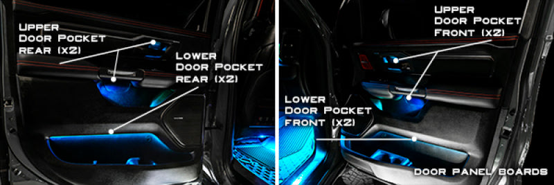 Oracle 19-22 RAM Complete Interior Ambient Lighting ColorSHIFT RGB Conversion Kit NO RETURNS