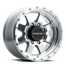 Load image into Gallery viewer, Raceline 935MC Defender 17x9in / 6x139.7 BP / -12mm Offset / 107.95mm Bore - Machined Wheel