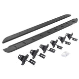Go Rhino 18-22 Jeep Wrangler JLU 4DR RB10 Slim Running Boards Kit (Incl. Brackets) - Tex. Blk