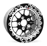 Weld S77 15x12.33 / 5x4.75 BP / 6.5in. BS Black Wheel (Medium Pad) - Black Single Beadlock MT