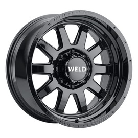 Weld Stealth 20x9 / 8x180 / 5.01 BS / 124.3 HB - Gloss Black - Non-BL Wheel