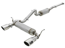 Load image into Gallery viewer, aFe Rebel Series 2.5in 409 SS Cat-Back Exhaust w/ Polished Tips 07+ Jeep Wrangler (JK) V6 3.6L/3.8L