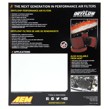 Load image into Gallery viewer, AEM Nissan 11.438in O/S L x 9.75in O/S W x 1.438in H DryFlow Air Filter